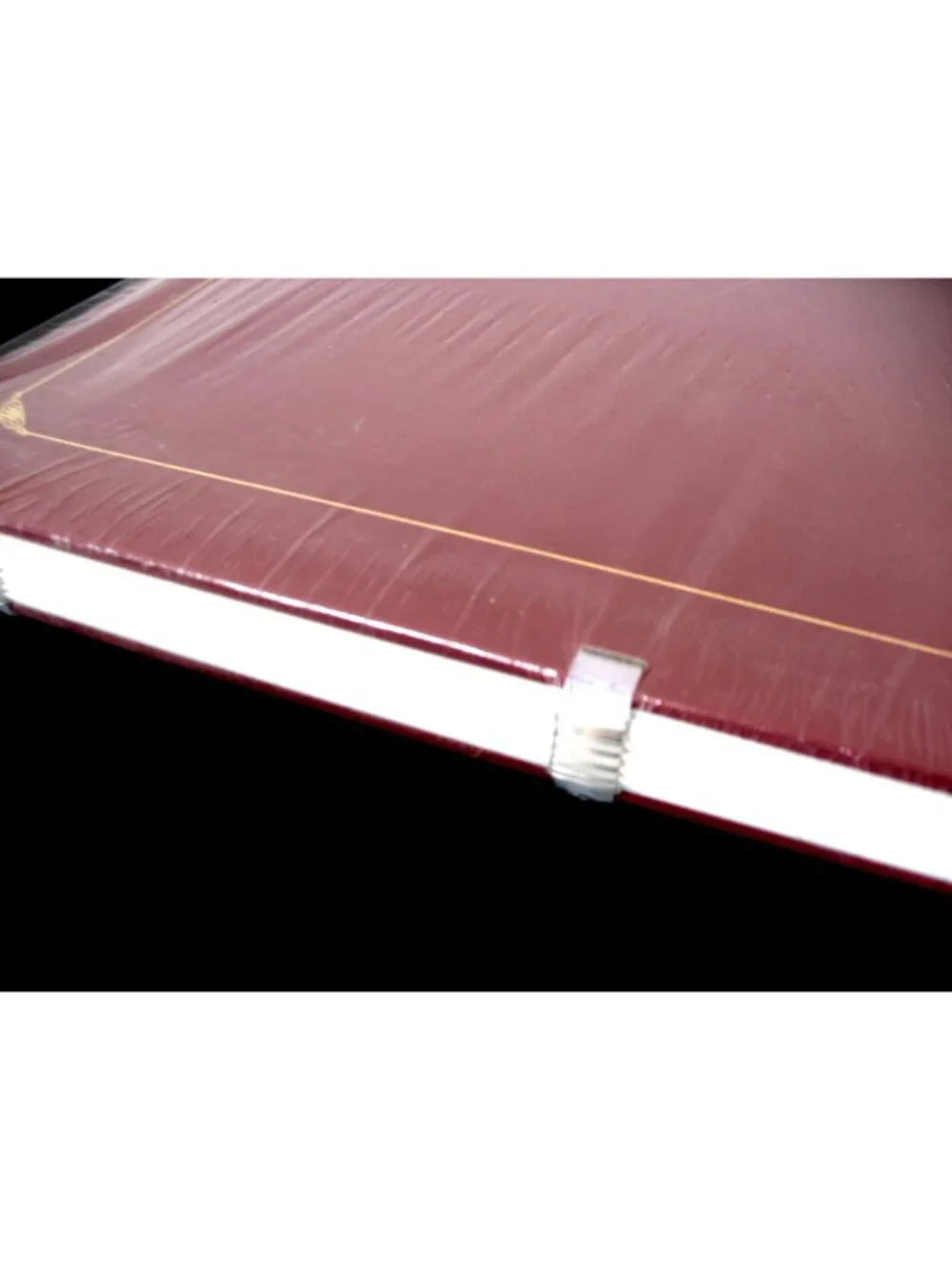Creative Memories 12x15 Open Spine Album Sterling Burgundy Big Book, With pages